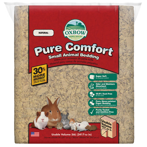 Oxbow Pure Comfort Natural Small Animal Bedding 54L - Poudre Pet and Feed Supply